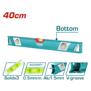 Nivel de Burbuja 40 cm  2 Aguas Grosor 1.5mm
