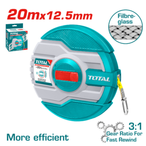 Cinta Metrica p/ Topografo 20m*12.5mm Retráctil