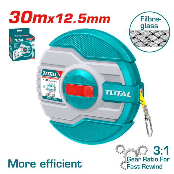 Cinta Metrica p/ Topografo 30 metros * 12.5mm