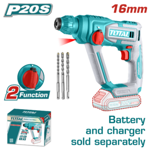 Rotomartillo Inalámbrico 20V 1.5J 0-850 rpm