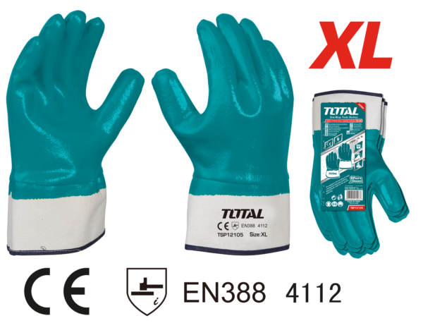 Guantes de Nitrilo Revestido Talla XL (10)