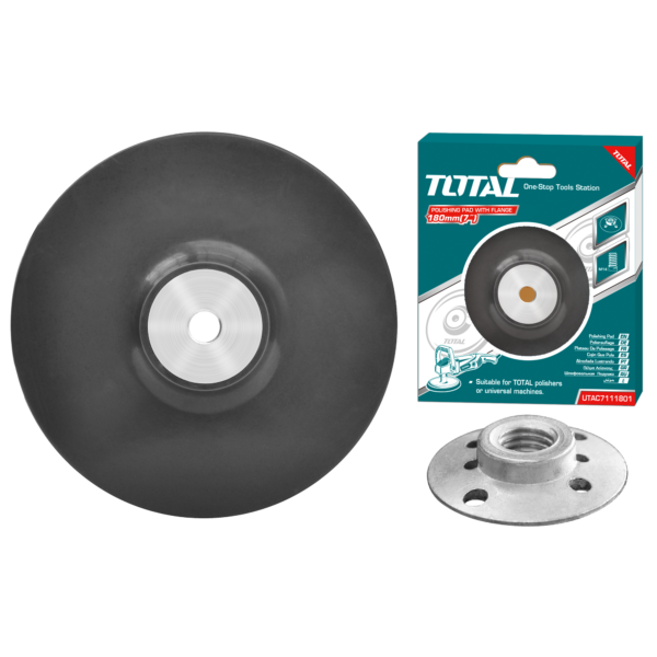 Disco Pad Almohadilla para Pulir con Brida de 7" de Goma