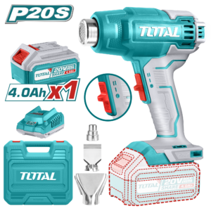 Pistola de Calor Inalambrica 20V 300/550°C 110-120V~50/60Hz