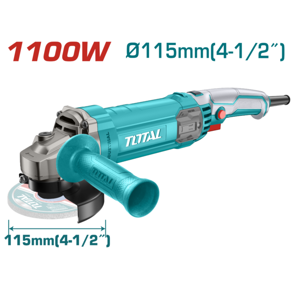 Esmeril Angular de 4-1/2" 1100W 12000 Rpm 5/8"
