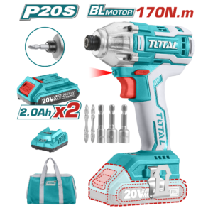 Destornillador de Impacto Inalámbrico de 1/4" 20V 2100rpm