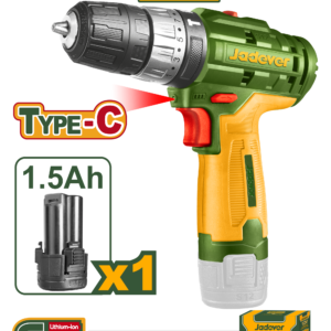 Taladro Inalambrico de Impacto 12V, 20Nm, 0-400/0-1500rpm