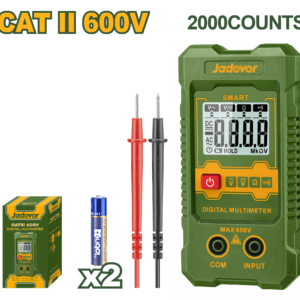 Multímetro Digital CAT III 600V 2000 Cuentas