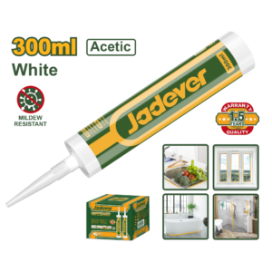 Sellador de Silicon Acetico 300ml (Blanco)