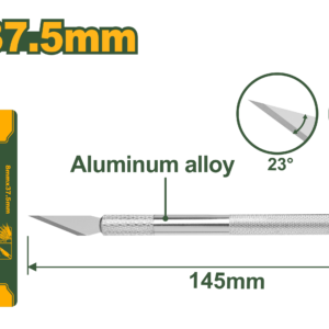 Exacto de Aluminio de precisión 14,5cm con Cuchilla de 8x37,5mm