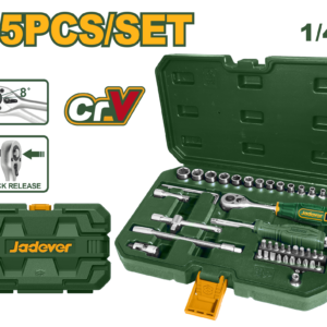 Juego de Dados de 1/4" 45 pzas