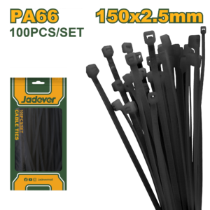 Tirrap de Nylon Negro 2,5x150mm (100 Pzas)