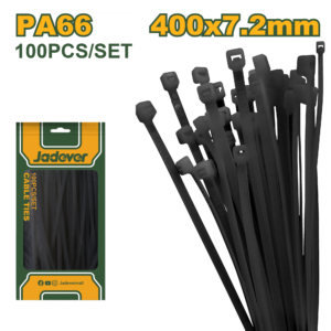Tirrap de Nylon Negro 7,2x400mm (100 Pzas)