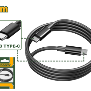Cable USB tipo C a tipo C 1 mts