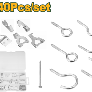 Set de Ganchos de tornillos 140 piezas