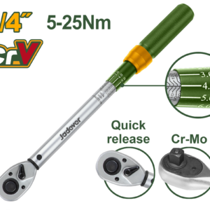 Llave de Torque de 1/4" 238mm  5-25 Nm