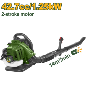 Sopladora de Gasolina 42.7 cc 1.25kw 7000rpm 1lts