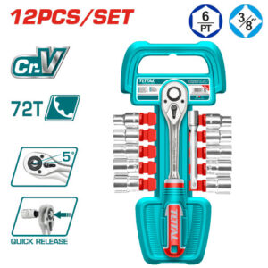 Juego de Dados 12 pzas 3/8"