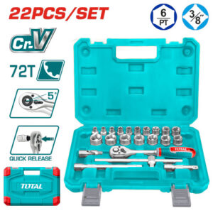 Juego de Dados 3/8 22 pzas